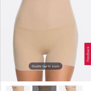 Spanx high waisted girl short, natural size M